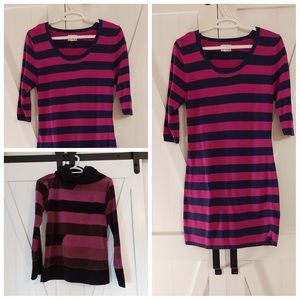 Levi’s sweater and dress